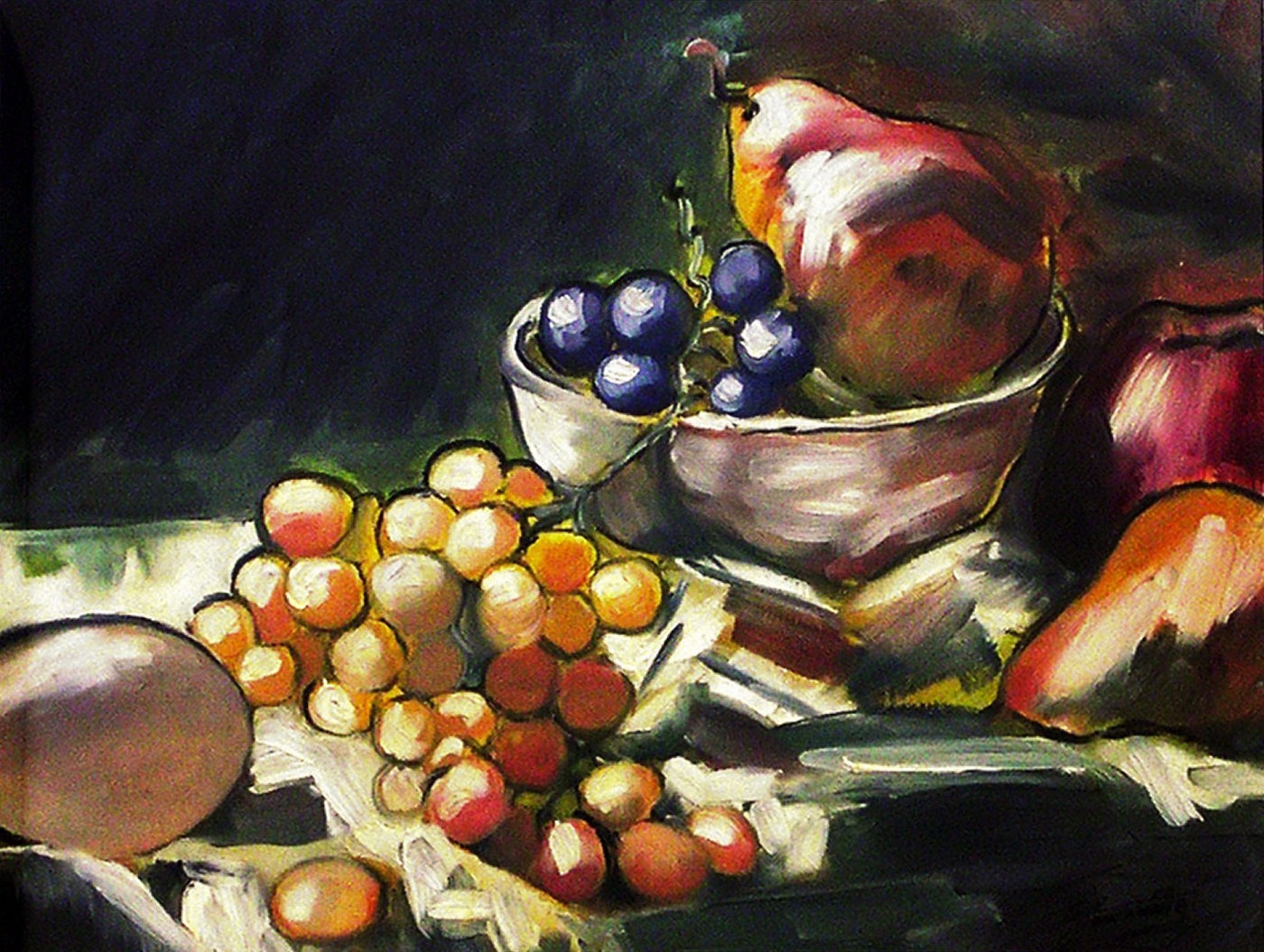Still Life 1, Oil on canvas, 30 x 40 cm (11.8 x 15.7 in)