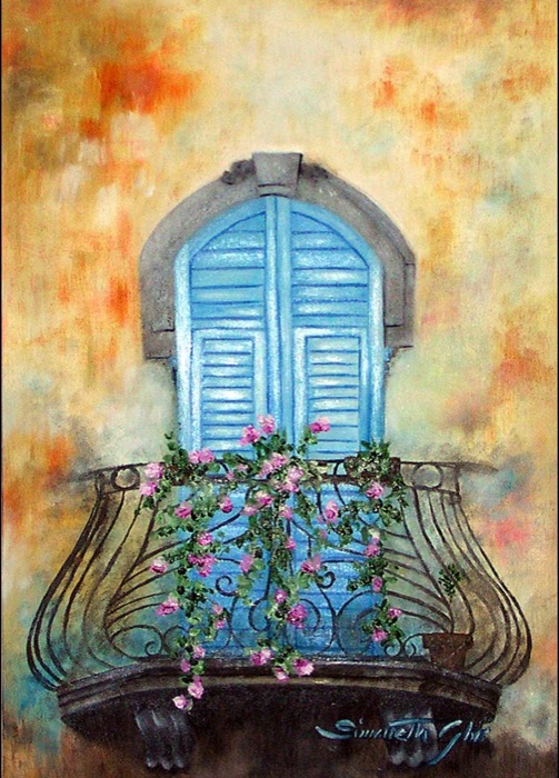 Tuscany, Oil on canvas, 35 x 25 cm (13.8 x 9.8 in)