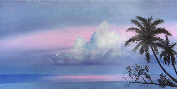 Vilu Reef, Öl auf Leinwand, 60 x 120 cm